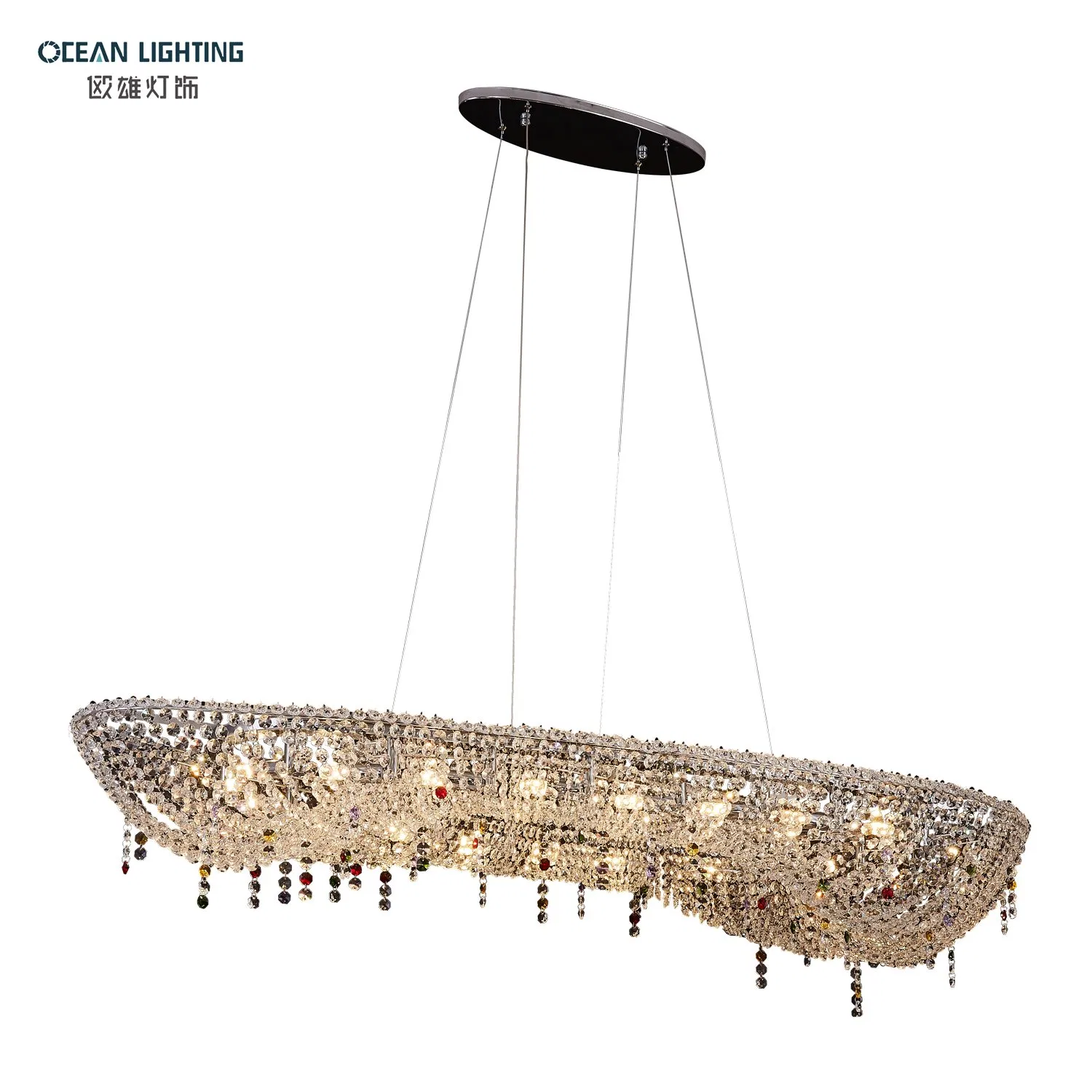 Ocean Lighting Luxury Decorative Indoor Lamps Crystal Lighting