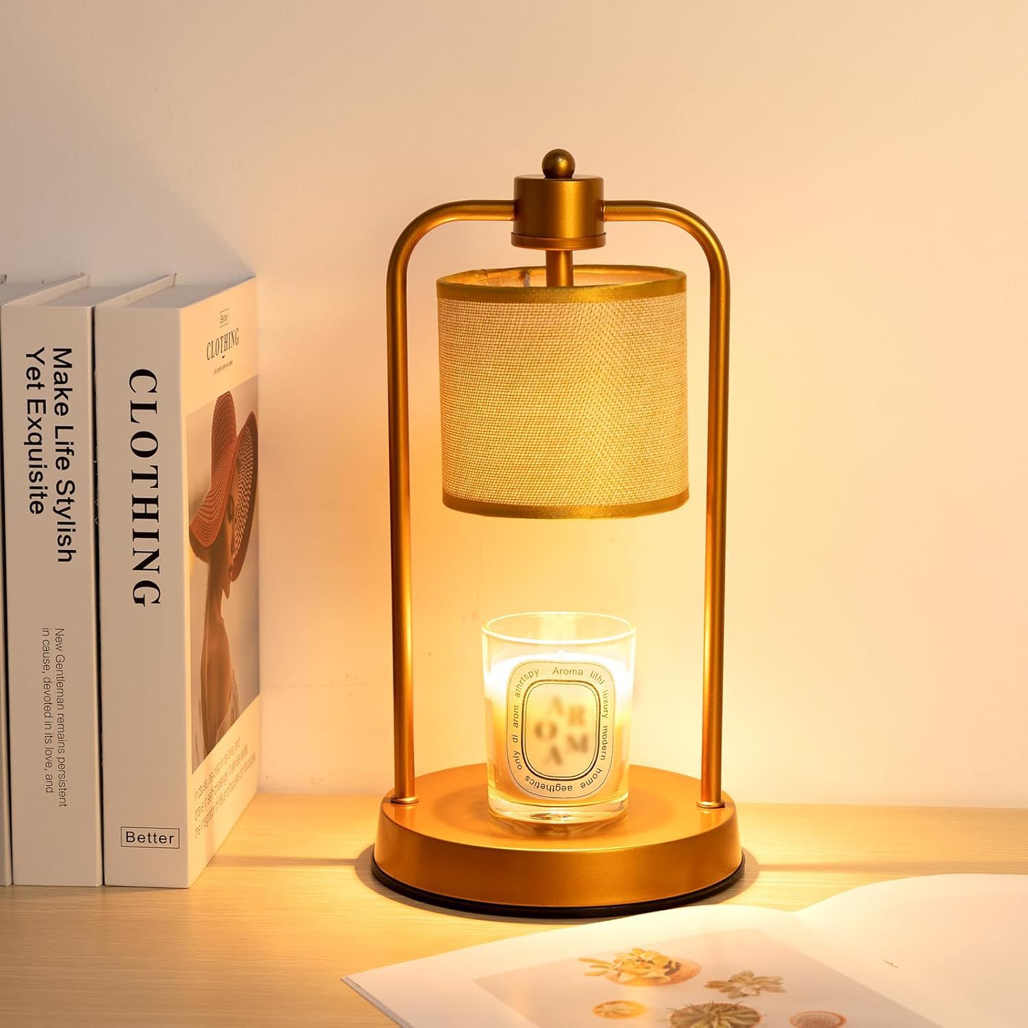 Dimmable LED Table Light with Dome Shade and Touch Control Modern Design for Aromatherapy Diffusers and Home Decor