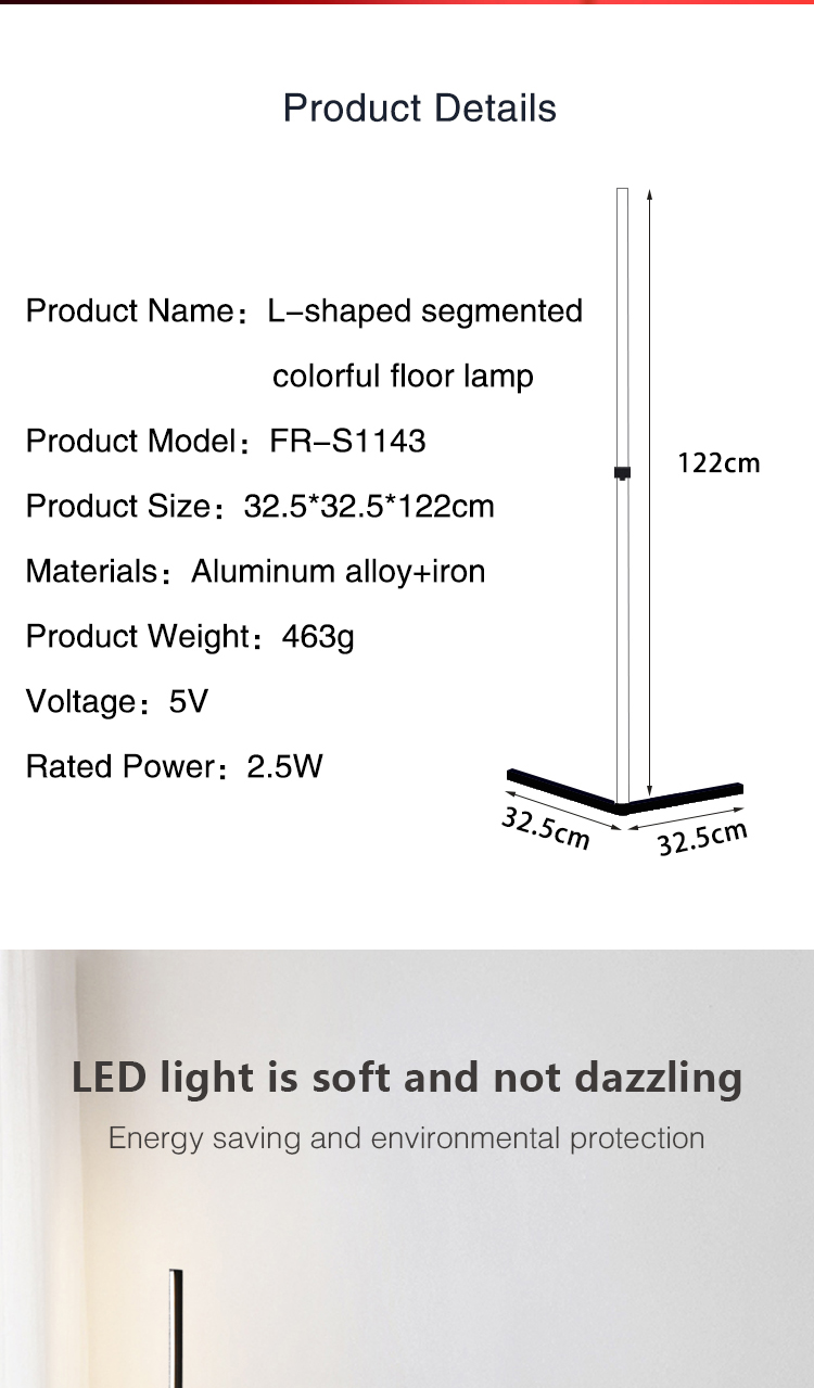 Creative Products Smart Standing Lamps Home Decor Floor Lamp Modern for Living Room Modern Led Floor Lamp