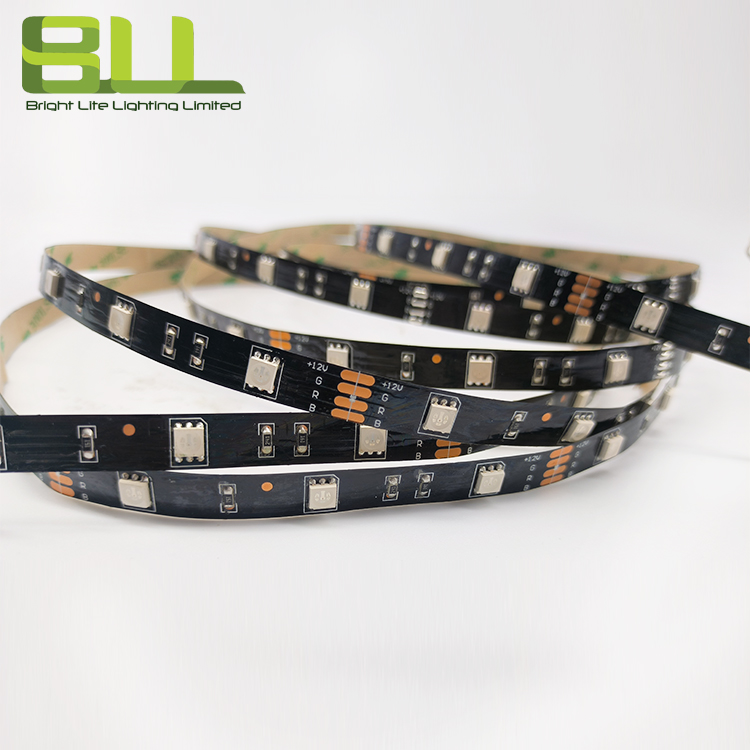 Colorful Decoration Lighting Led Light 10mm 7.5W 5050 RGB 30leds 12V Flexible Smart Led Light Strip