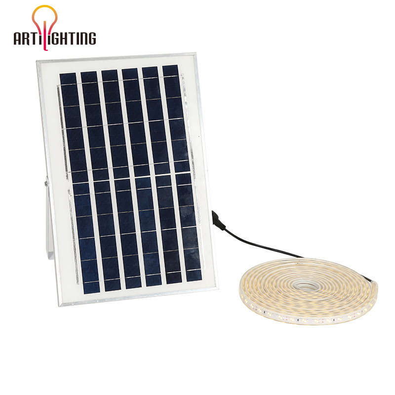 Outdoor Waterproof Decorative Lamp High Brightness Solar LED Soft Strip Lighting for Villa Balcony Indoor Ceiling Rooms