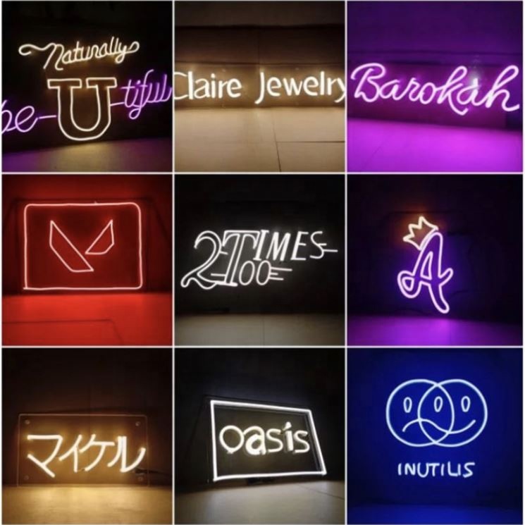 Rooms Lightning Cheap Decor Planet Light Words Letters Custom Decorative Shaped Wall Lights Led Neon Sign