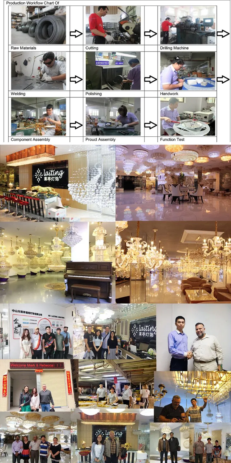 Customizable Wedding Props Chandelier Decorative Room Luxury Chandelier Hotel Villa Home Use Pendant Lighting