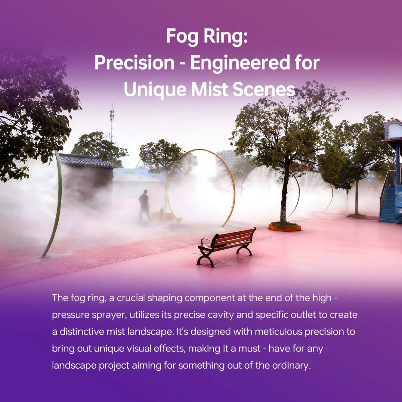 Corporate Event &amp; Product Launch Decor Misting System Spray Ring for Programmable Logic Controller