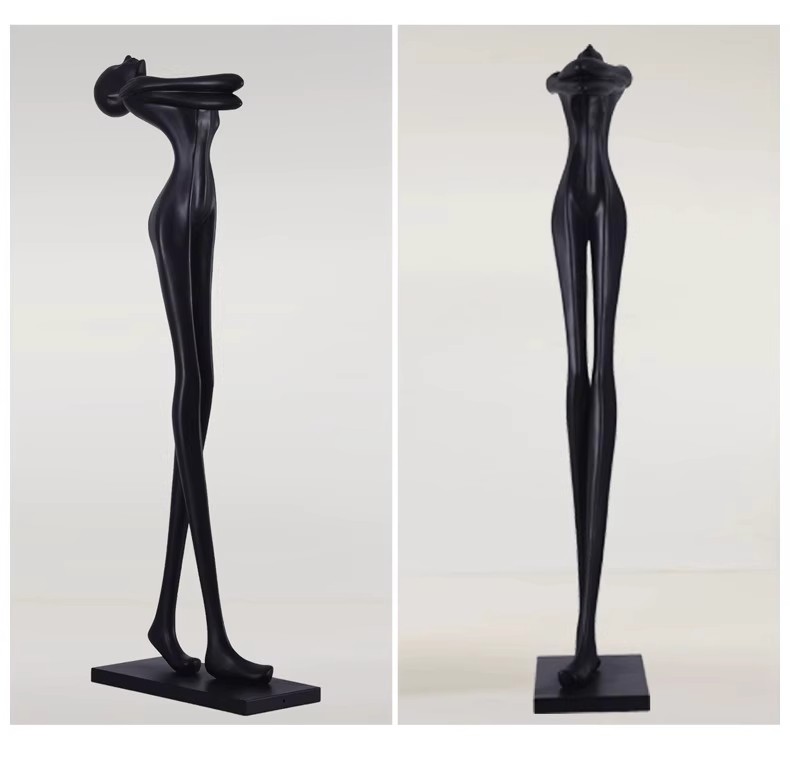 Modern Large Standing Floor Lamps Creative Home Design Humanoid Art Sculpture LED Light for Hotel Lobby Living Room Decoration