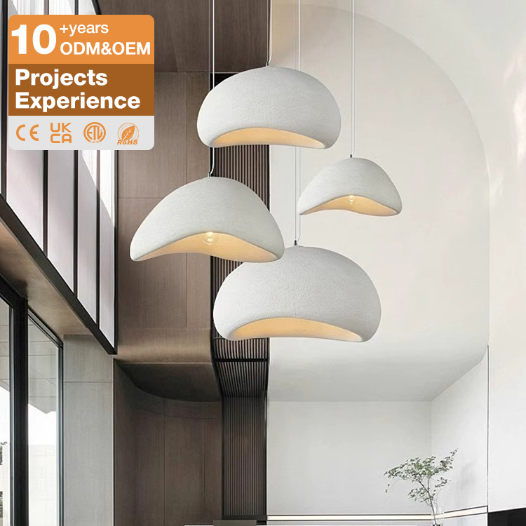 Japanese Style Wabi Sabi Chandelier Living Room Restaurant Ceiling Lamp Modern Minimalist Homestay Bar Designer Pendant Light