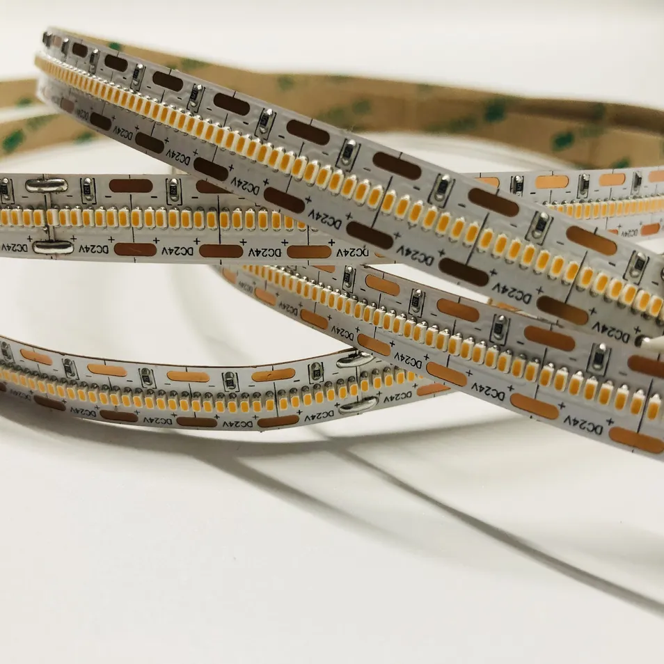 DC12V/24V SMD2110 240LEDs/M Dual CCT Flex Indoor Decoration LED Strip Lighting