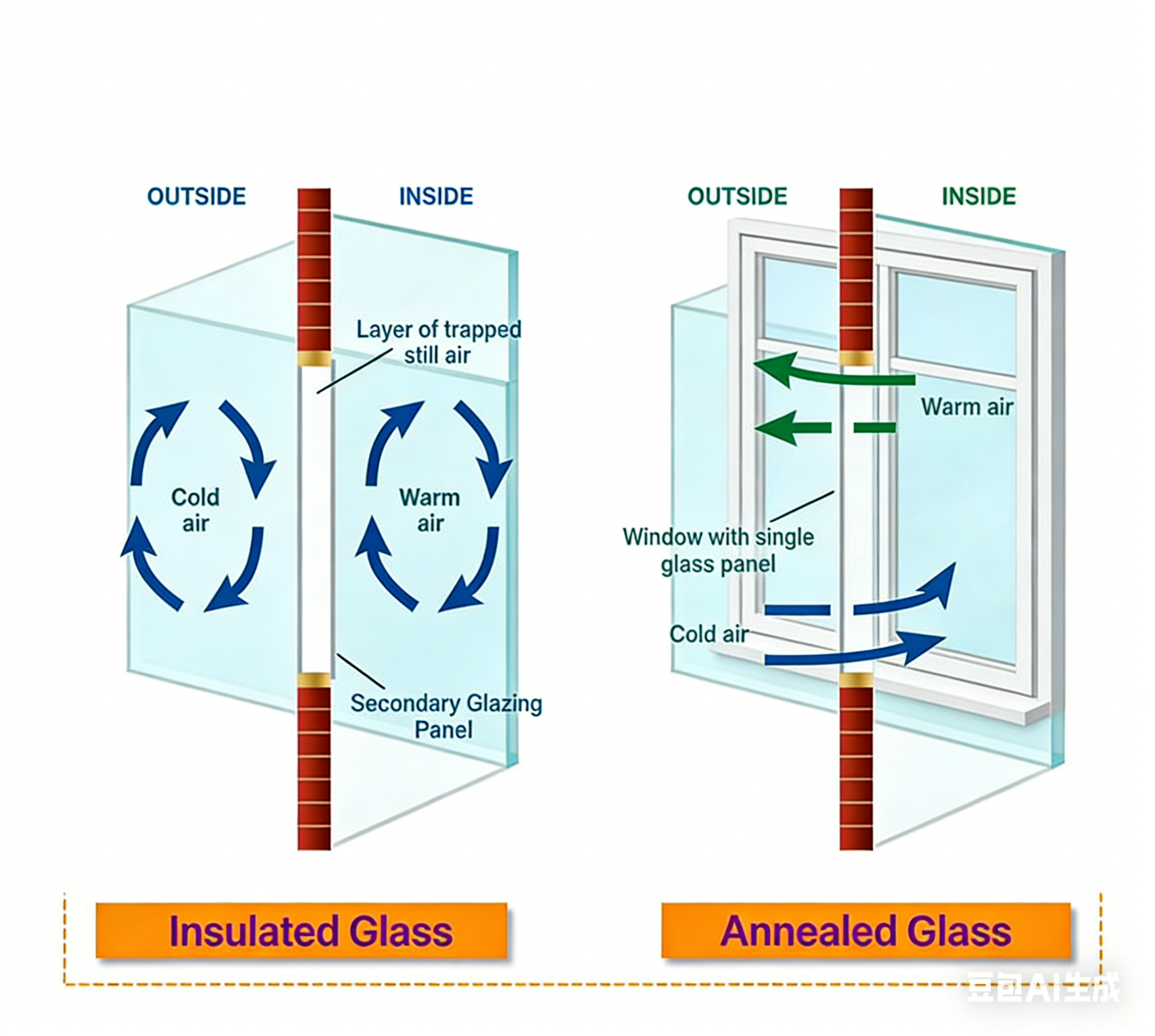 CSG Original Large Hollow Architectural Safety Glass High Light Transmittance Soundproof Home & Decoration Glass 15Year Warranty