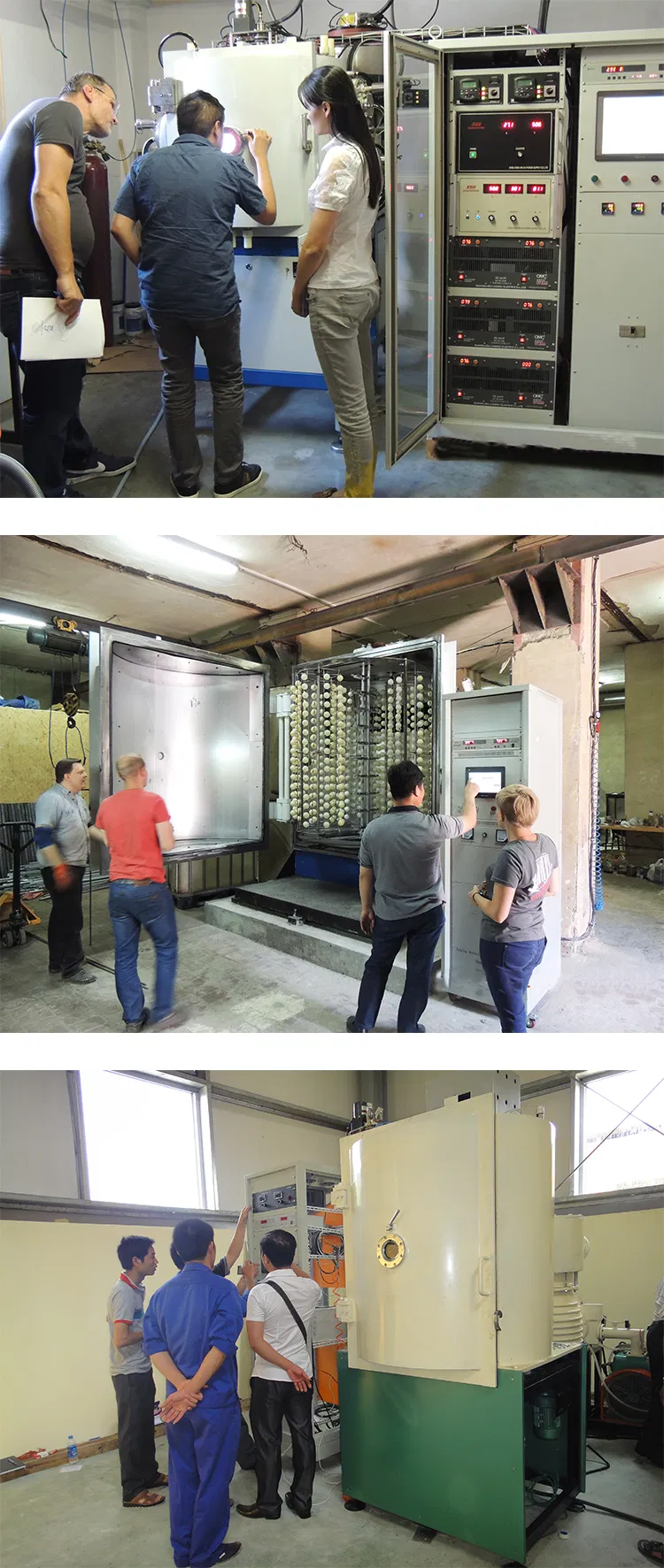 Operation training about the machine