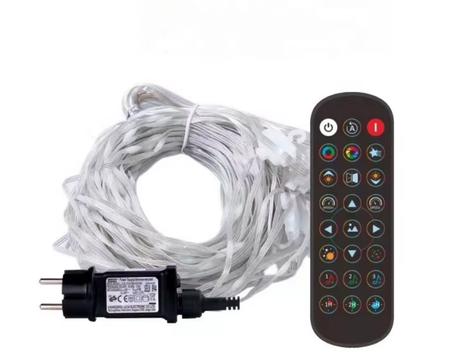NEW 400 Leds Fairy Light APP Control Programmable Smart Rgb Pixel Festival String Light Party Led Smart Christmas Curtain Lights