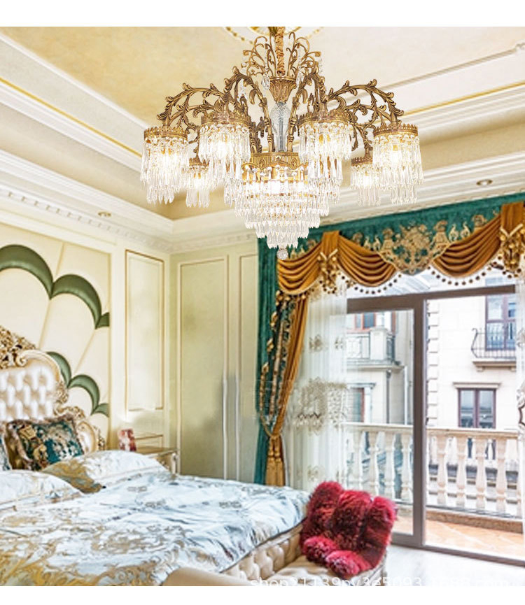 Customizable Wedding Props Chandelier Decorative Room Luxury Chandelier Hotel Villa Home Use Pendant Lighting
