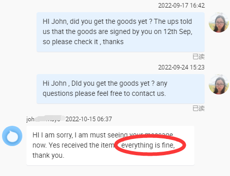 Customer Feedback 6