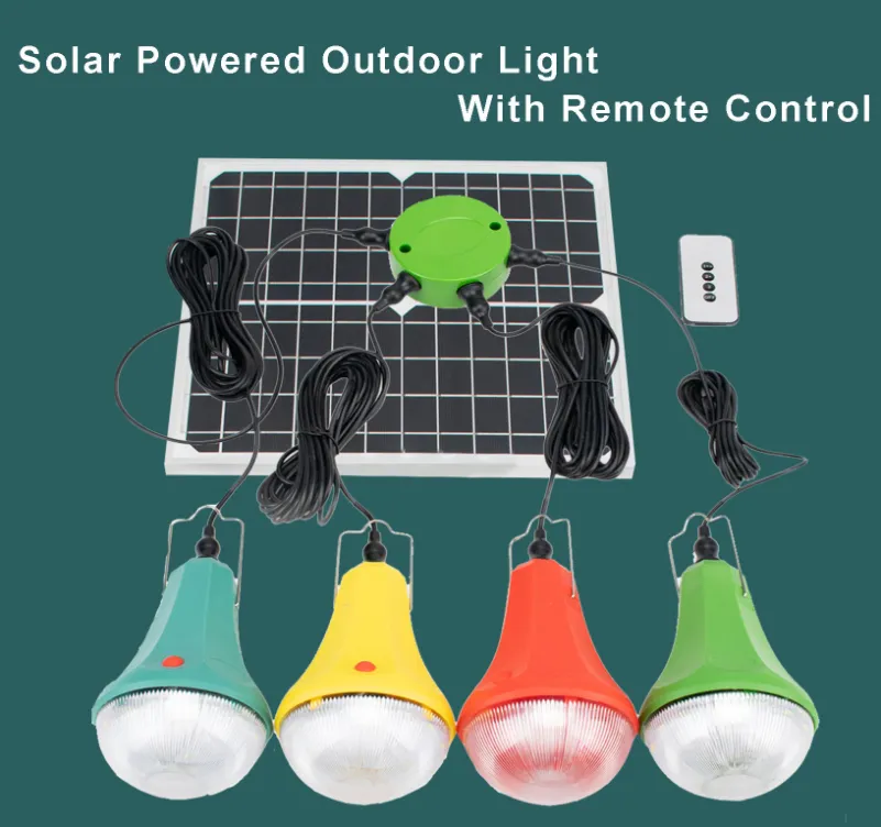 Portable Solar Power System for Elegant Decorative Lighting for Home