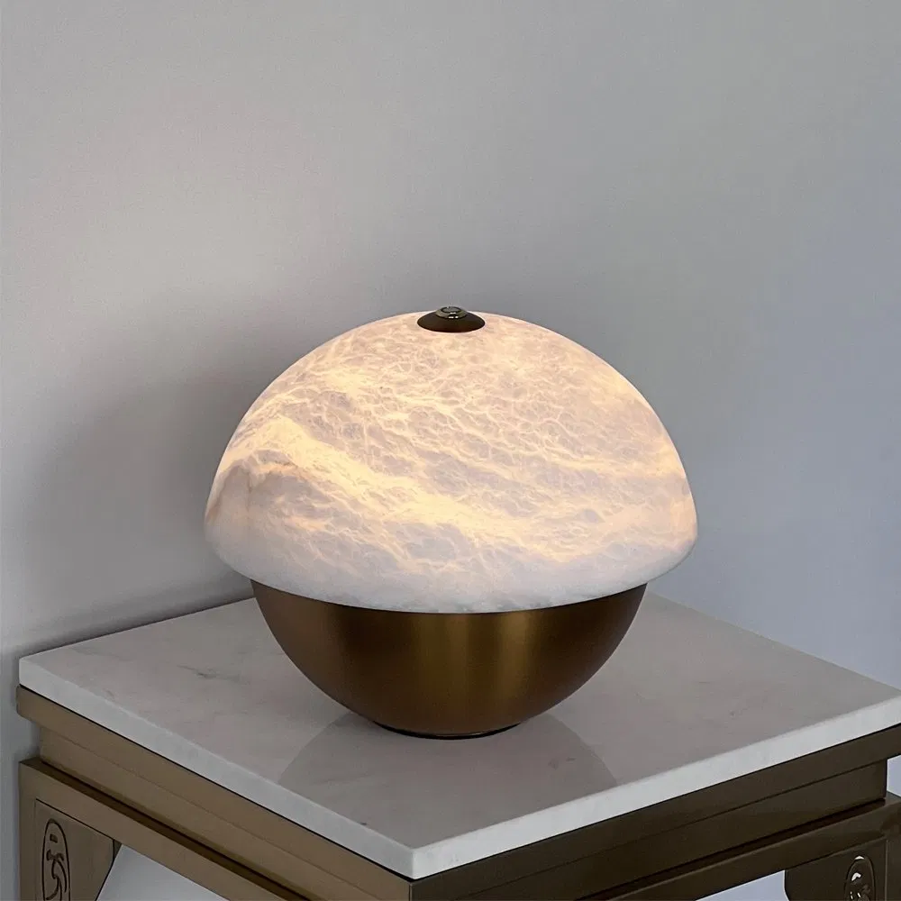 Modern Nordic LED Table Lamp Marble-Based Indoor Decorative Desk Lighting