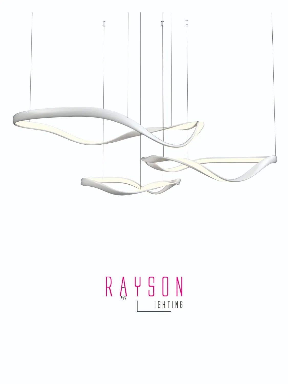 Aluminium Pendant Lamp Indoor CCT LED Creative Chandelier Living Room Lighting (5108)