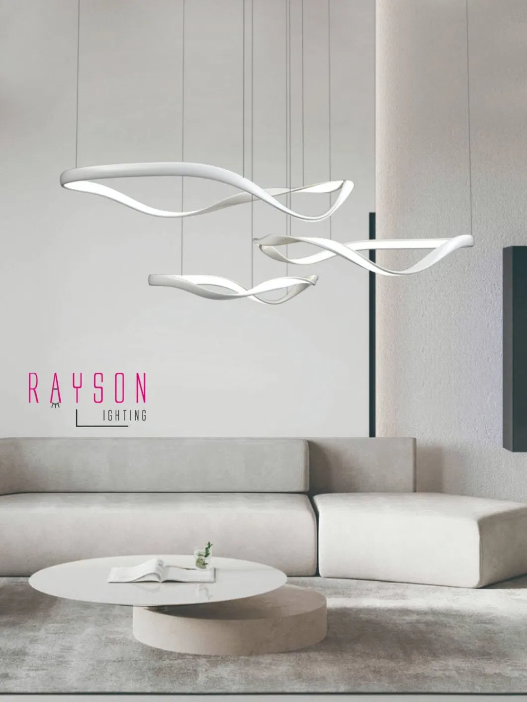 Aluminium Pendant Lamp Indoor CCT LED Creative Chandelier Living Room Lighting (5108)