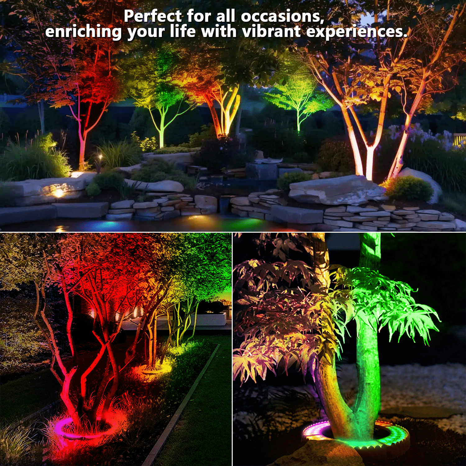 Christmas Palm Tree Lights Outdoor IP65 LED Hug Tree Light for Garden Landscape Street Artificial Palm Tree Decoration