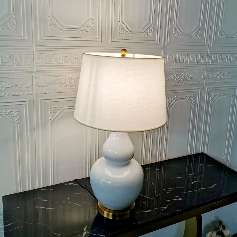 European Style Porcelain Home Decor Room Designer LED Table Lamps Luxury Modern Decorative Bed Side Night Stand Lighting