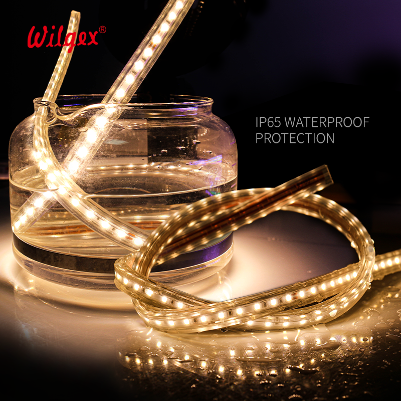 Best Selling Hotel Building Decor PVC 13x7mm SMD5050 60 LEDs White 12V-230V IP65 Ra90 Wi-Fi/ LED Flex Strip Lighting