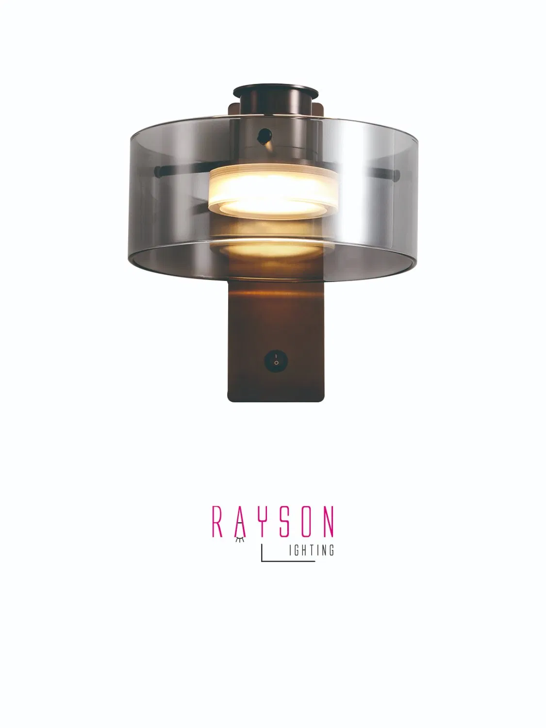 Modern Decorative Glass Wall Lamp Indoor CCT LED Lighting (3125)