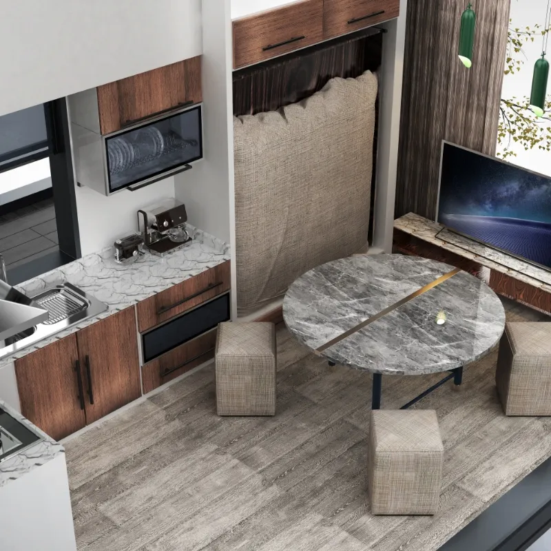 Modern Tiny House Interior Design View 1