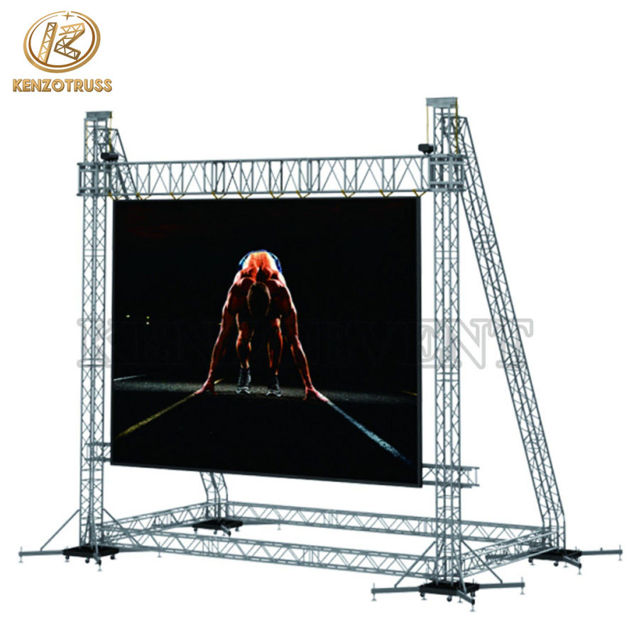 Portable Aluminum Truss Decorative Background Concert Truss System