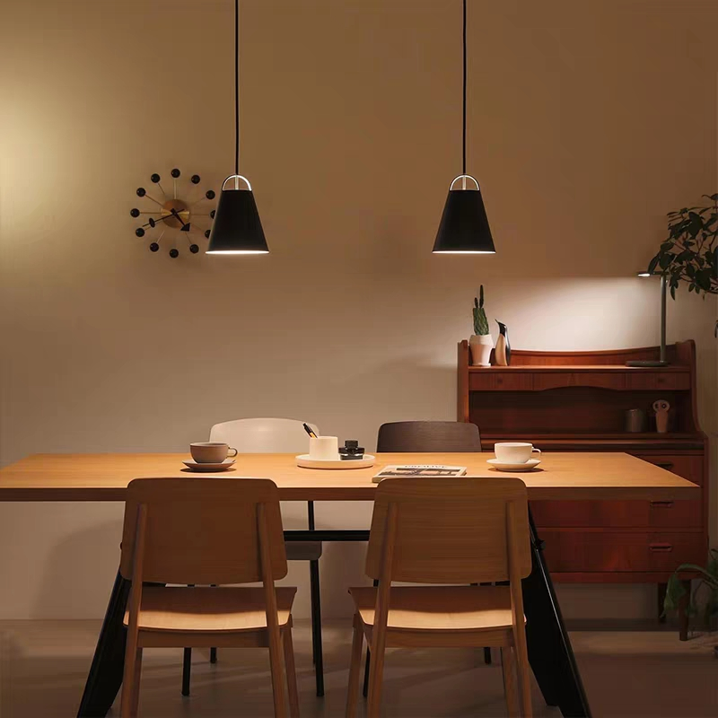 Indoor Modern Living Room Pendant Lamp New Arrival Aluminum Black Hanging Light Restaurant Living Room Decorative LED Home Lighting (ZY-J022)