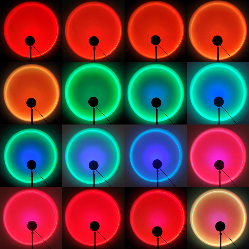 Newish Remote Control RGB Sunset Light Atmosphere Projection Light Sunset Photography Creative Art Light
