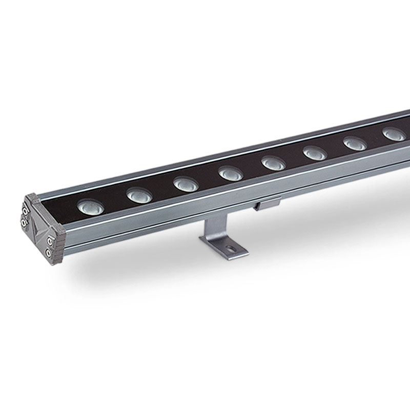 DMX512 LED Wall Washer Light IP65 Aluminum Linear Landscape Lighting Architectural Facade Bridge Modern Building Facade Lighting
