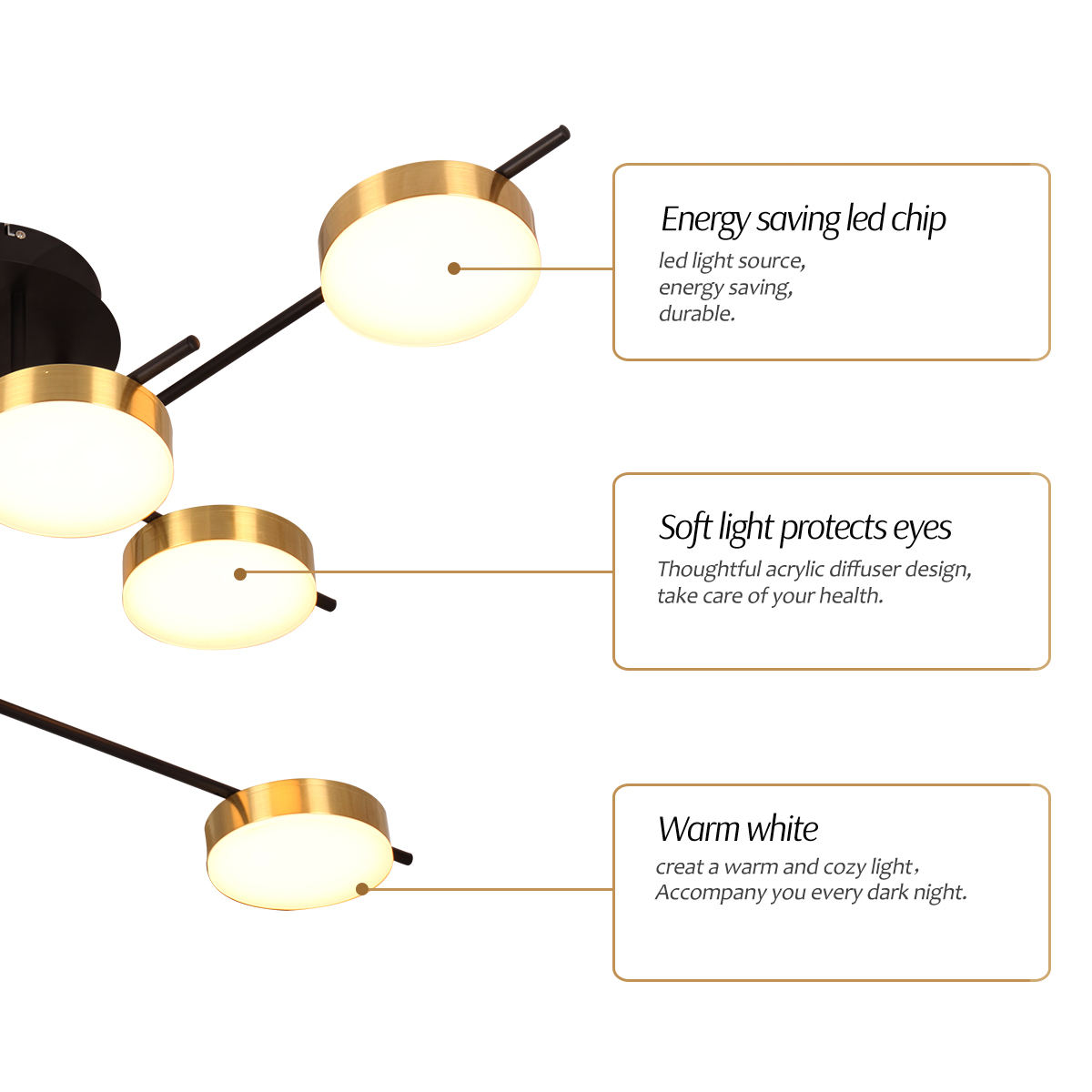 Modern Decorative Lighting Living Room Hanging Lamps Restaurant Decoration Lights