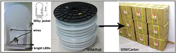 Flexible Neon LED Strip Decorative Lighting Rope Lighting