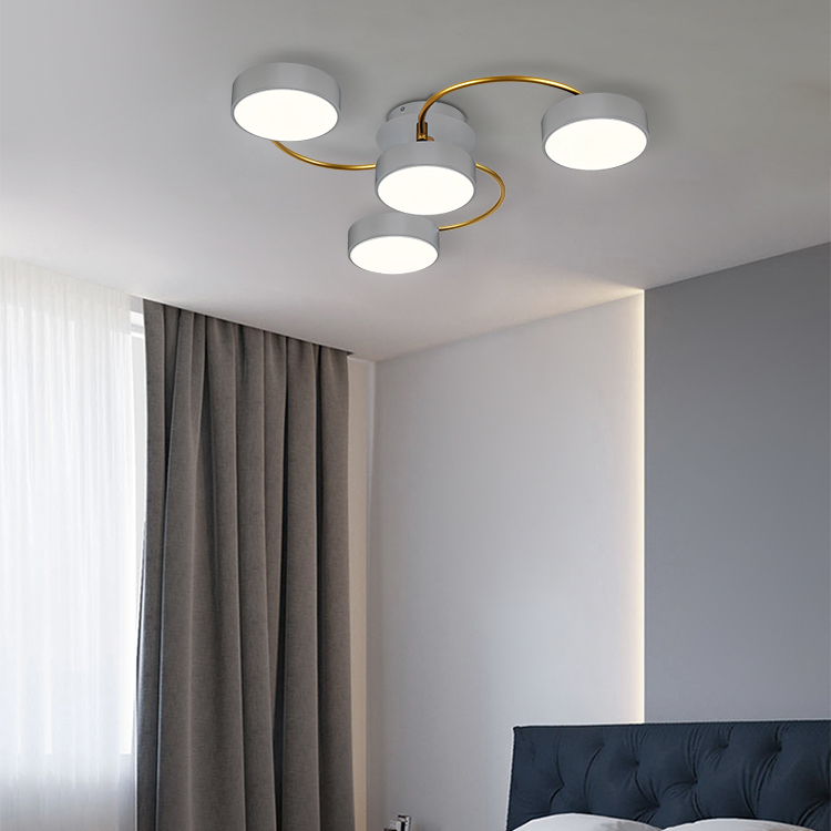 Customized Modern Indoor Decorative Lighting Lving Room Surface Mounted Led Ceiling Lamp