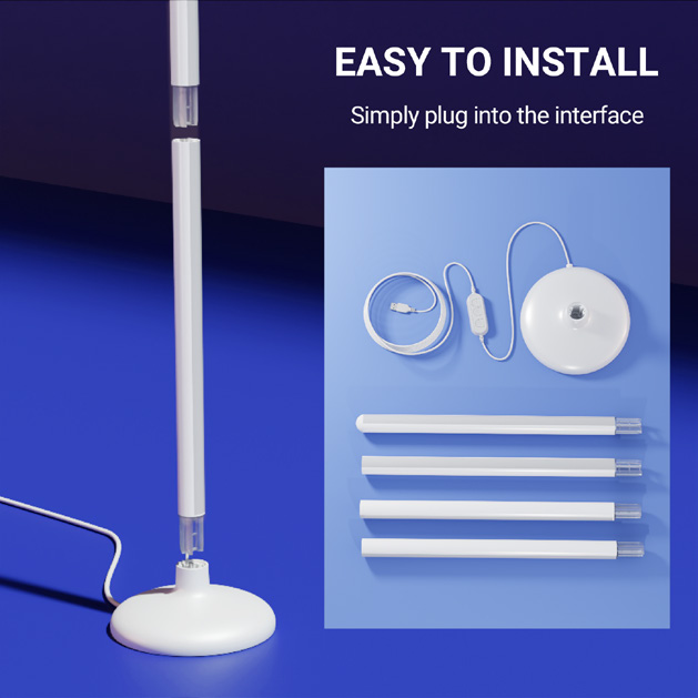 Daybetter Modern RGBIC Smart LED Corner Light APP Control Multi-function Change Color Ambient Light for Indoor Use