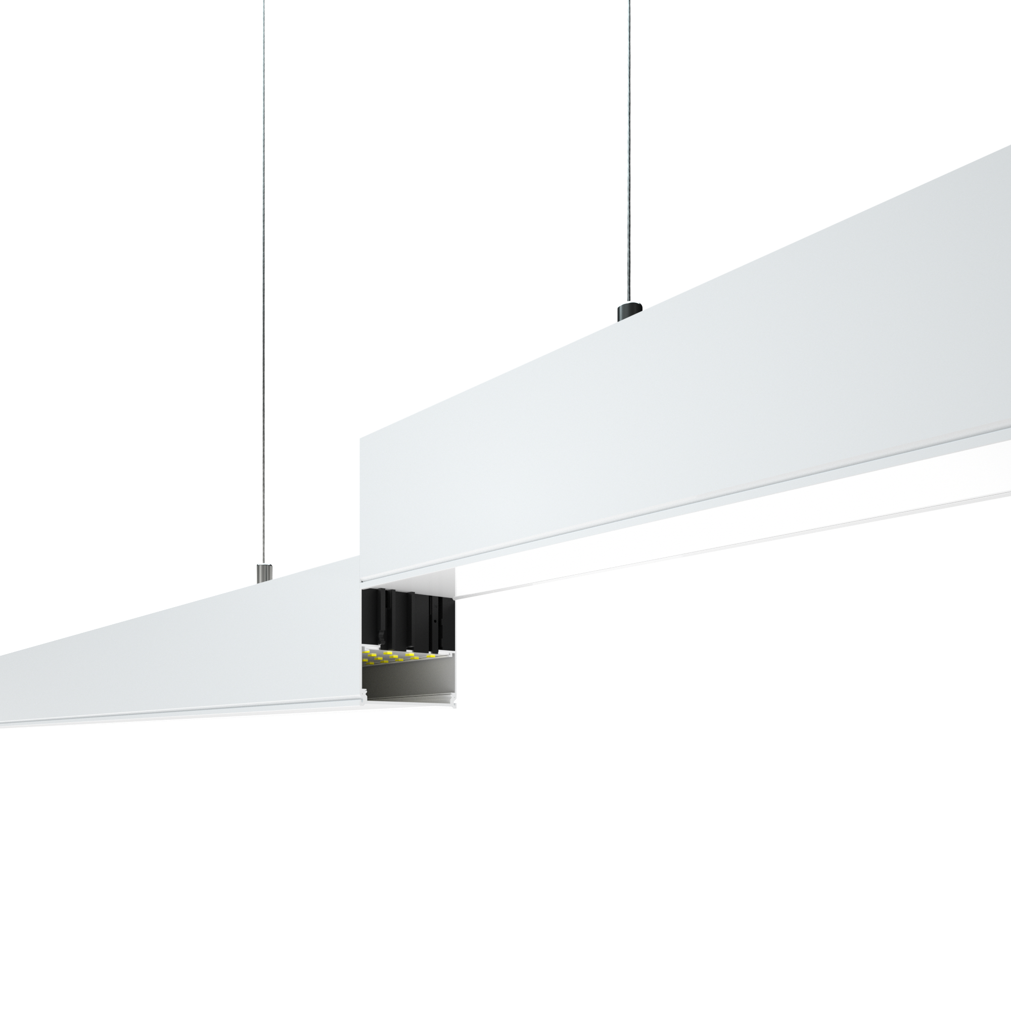Indoor Modern Decorative Led Suspension Office Lighting Fixture Linear Light