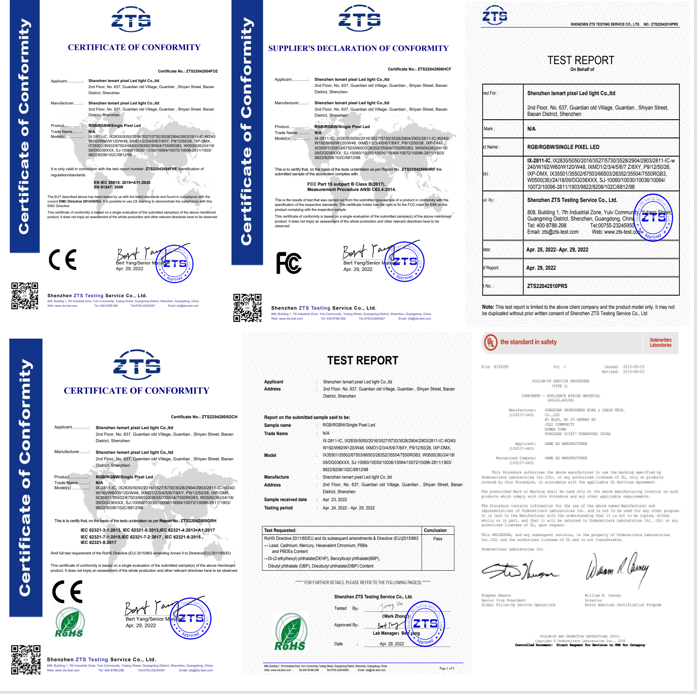 Product Certifications