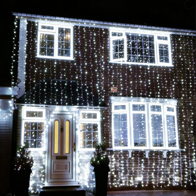 Decorative Lighting with Warm White LED Black Wire IP65 Rated