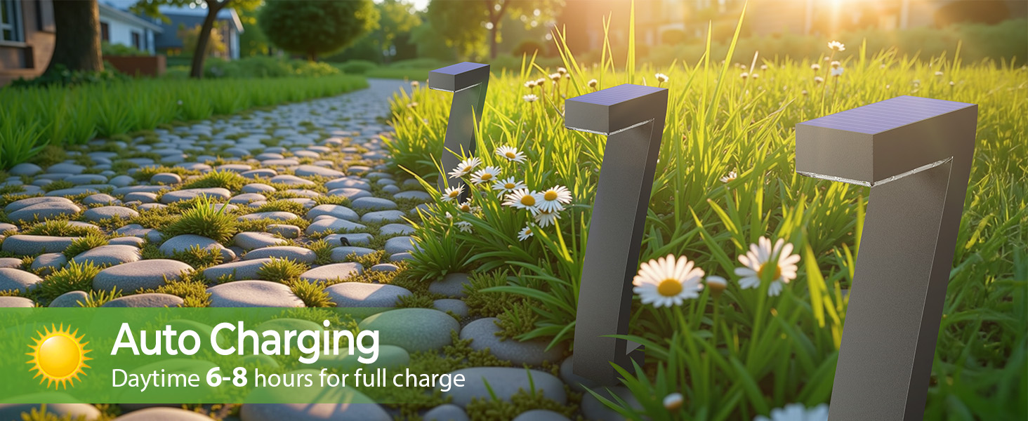 Outdoor Waterproof Solar Garden Pathway Lights
