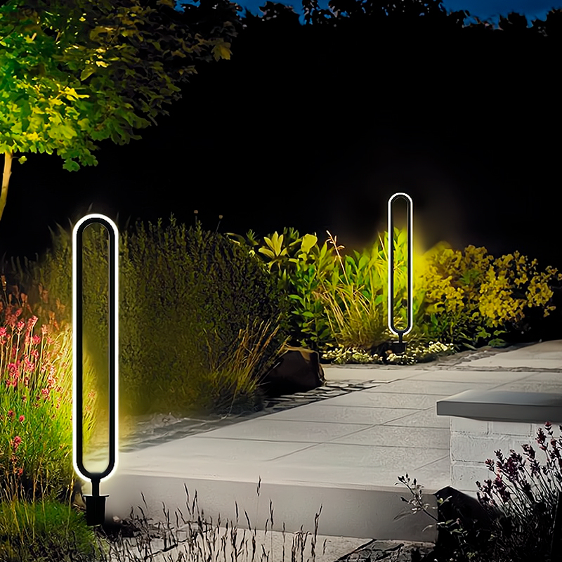 DAWN Garden Lamp Waterproof Modern LED Lawn Light Decoration Outdoor Yard Garden Bollard Light