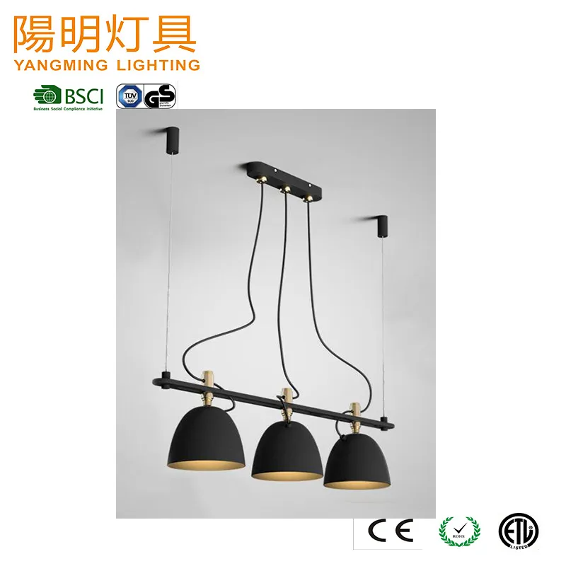 Modern Black Hanging Hotel Decorative Indoor Lighting Fedi P3d