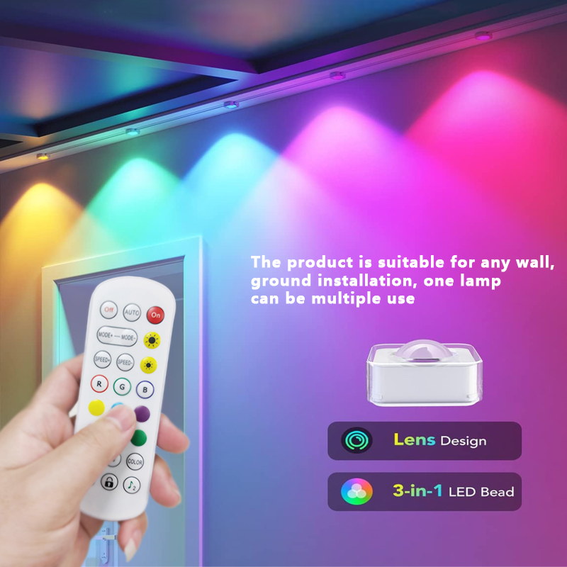 Hot Sale IP67 DC36V/12V Holiday Decoration Led Lights Smart RGBIC Permanent Outdoor Christmas Light With Remote Control