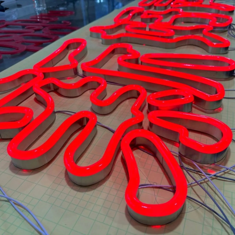 Custom Craft Luminous Characters LED Lighting for Building Office Wedding Decorations Factory Direct for Home Shop Car