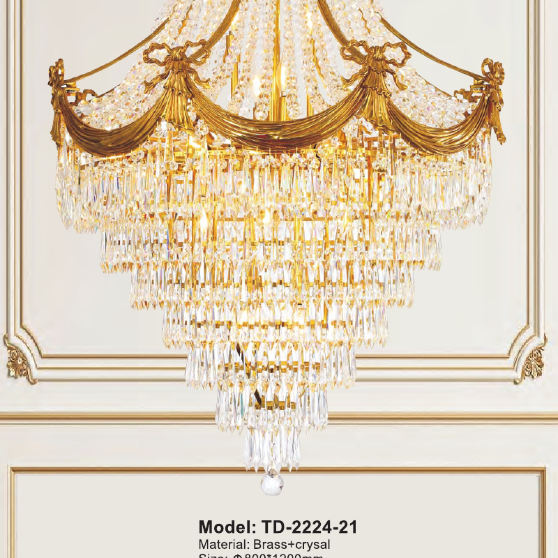 Luxury Modern Adjustable Height LED Pendant Lamp Universal Voltage Customizable Materials Large Size for Restaurants Hotels