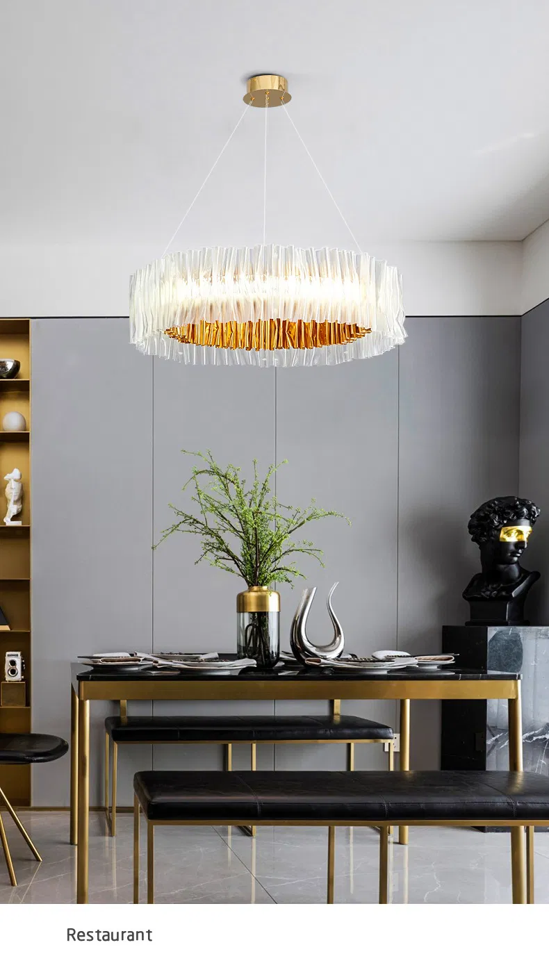Modern Luxury Nordic Vintage Decorative LED Chandelier