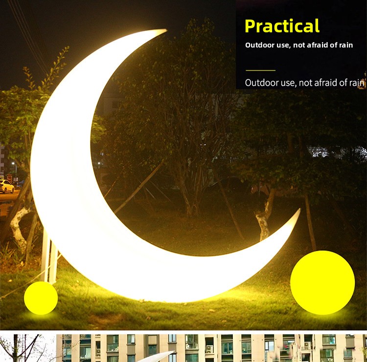 Outdoor LED Luminous Moon Light Display 2