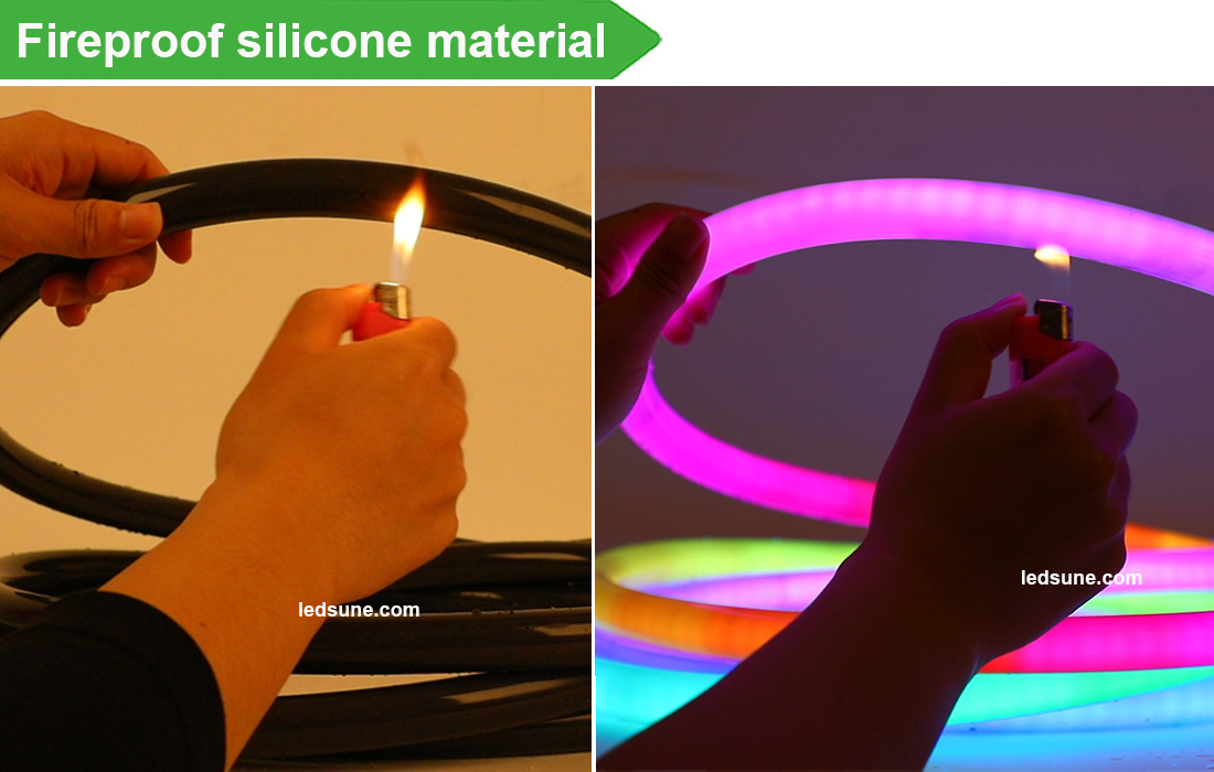 Fireproof Silicone Demonstration