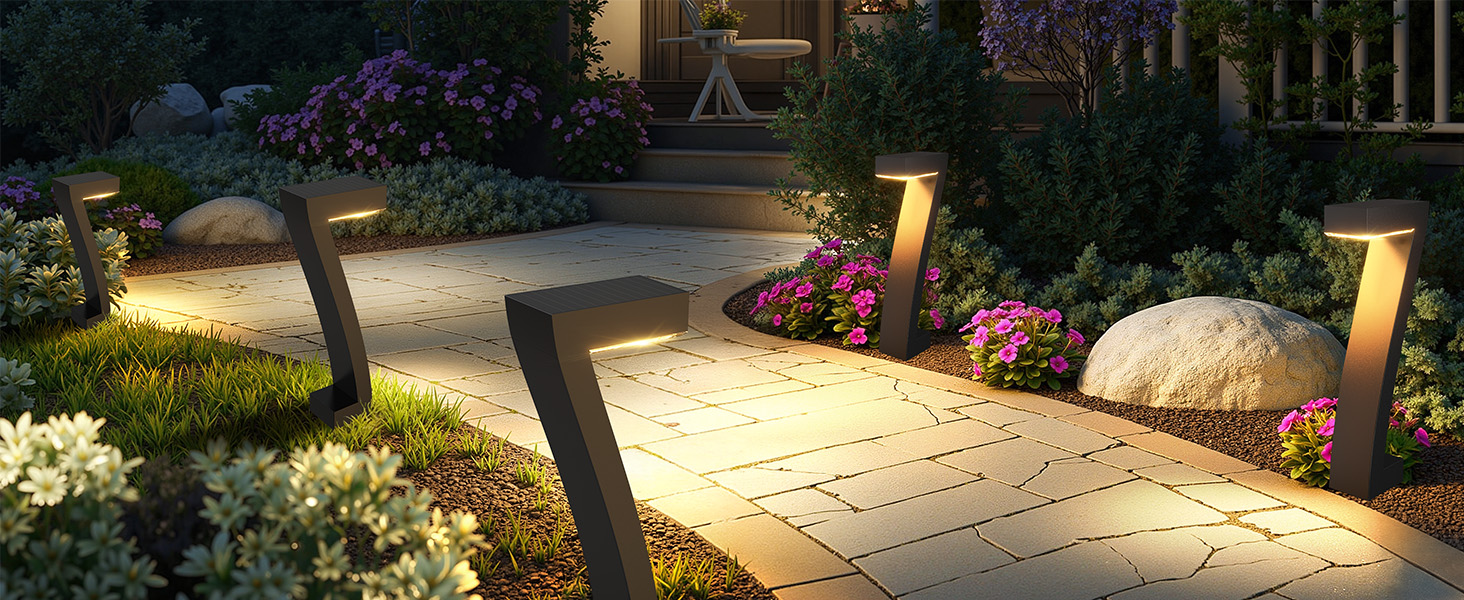 Outdoor Waterproof Solar Garden Pathway Lights