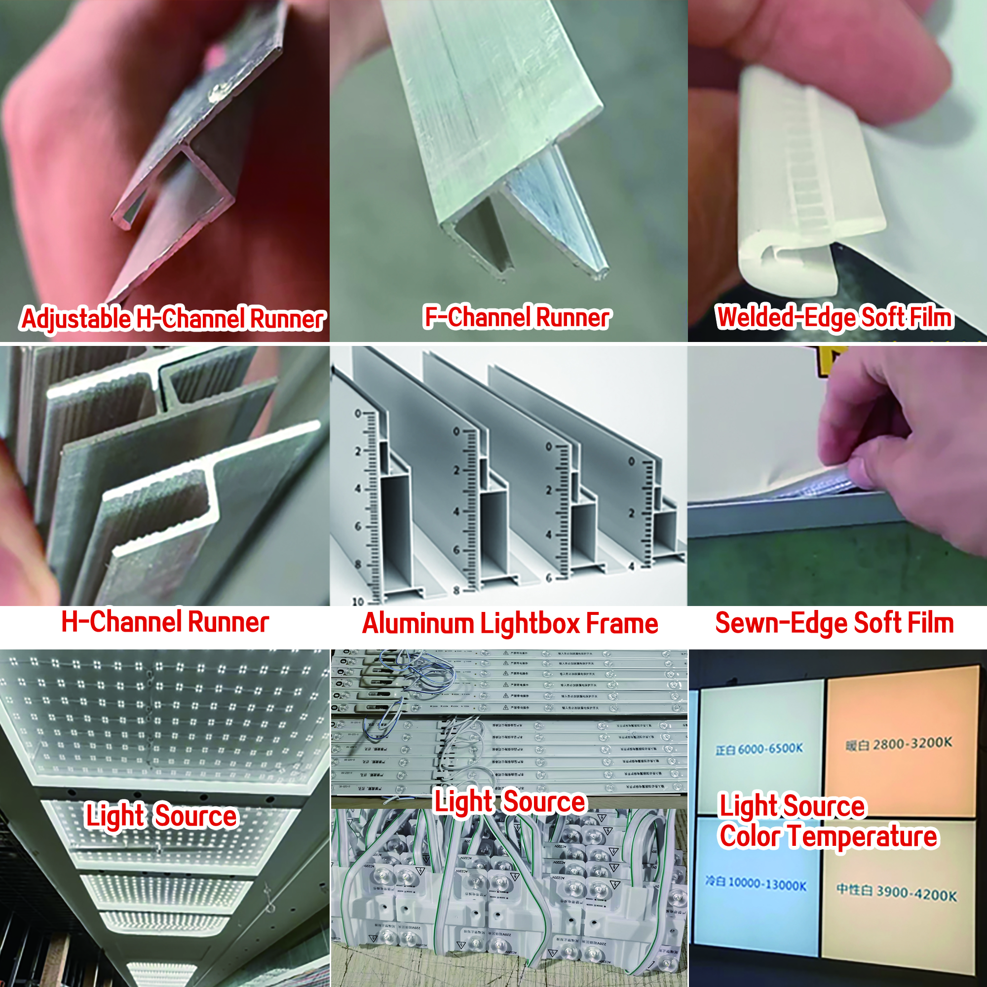 Soft Film Rectangle Aluminum Ceiling Transparent White Fireproof Membrane Design Architectural PVC Indoor Light Box Decorative