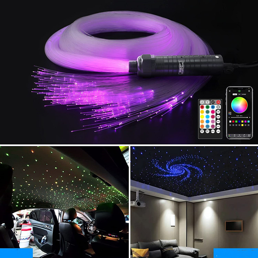 Gliszen Lighting Outdoor Multi-Color Garden Street Courtyard LED Decorative Fiber Optic Light