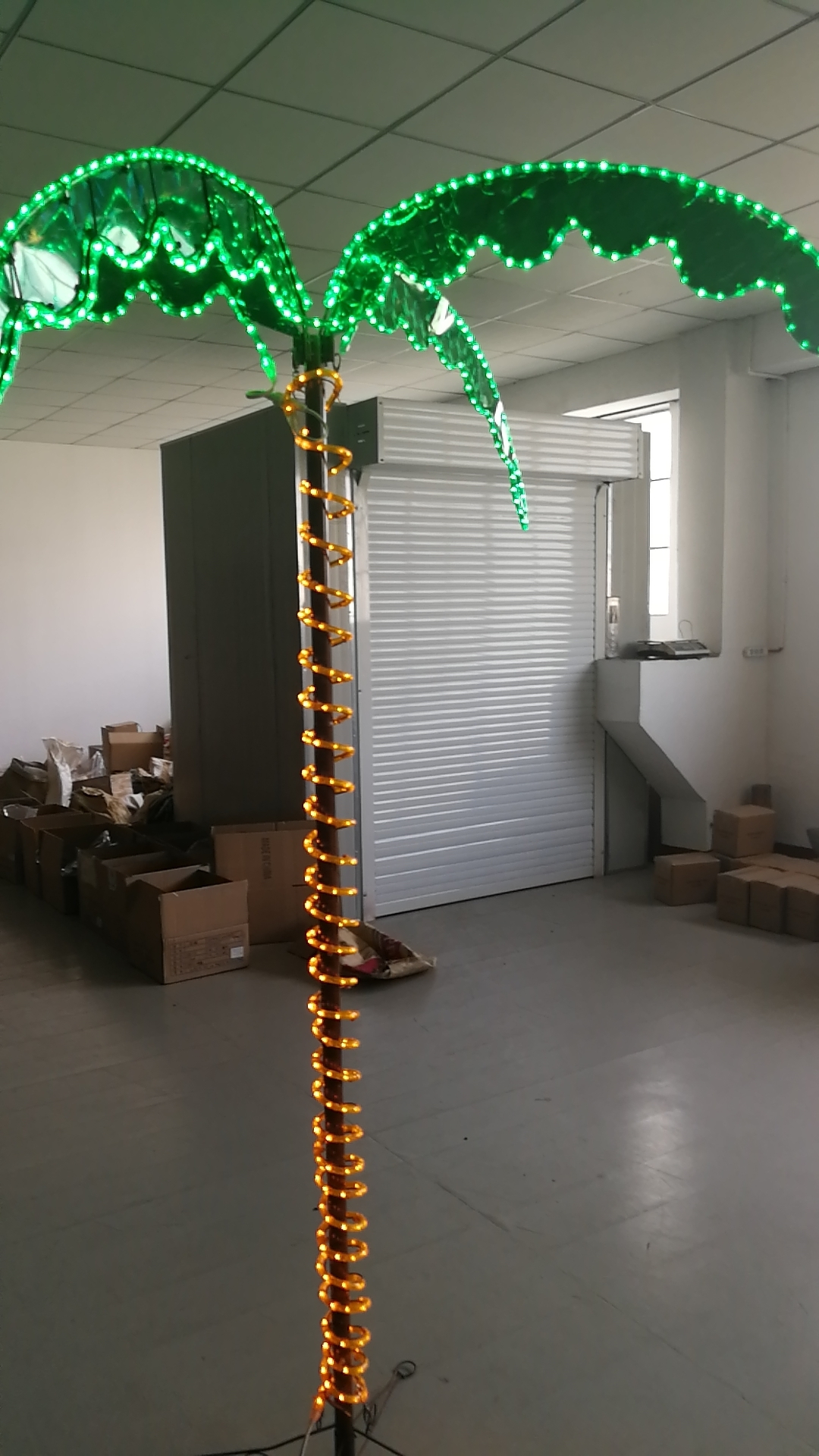 4.5FT Palm Tree Christmas Lights Outdoor Camping Garden Party Rope Lighted Decoration 4.5FT Led Palm Tree Lights