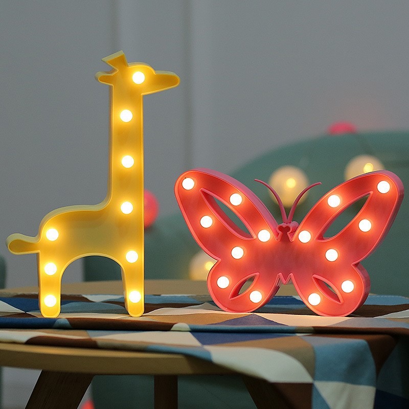 Wireless LED Lamp Led Letter Lights Letters Lights Floor Lamps Decorative Night Lights Customized Lamps Table Cartoon Decoration